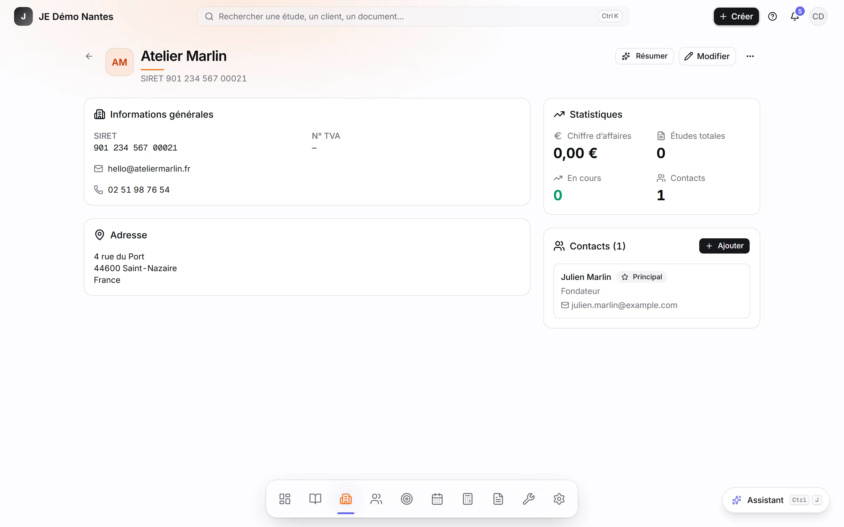 La fiche d’Atelier Marlin.